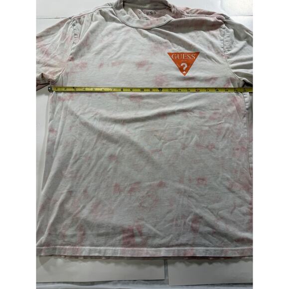 Mens Size Small Tye Dye GUESS Los Angeles T Shirt With Measurements - Picture 6 of 6